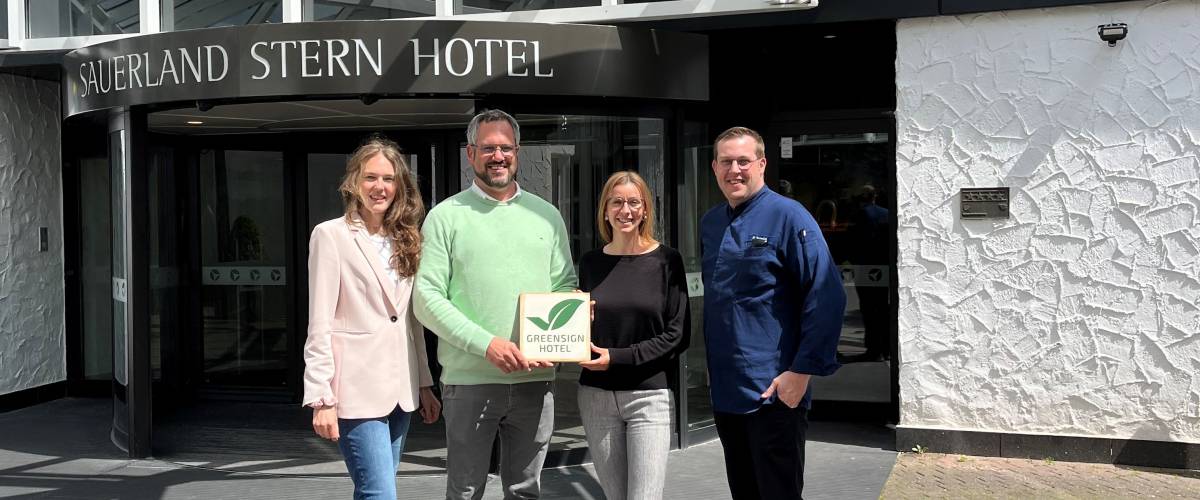 Erfolgreiche Zertifizierung des Sauerland Stern Hotels durch das GreenSign Institut Symbolfoto