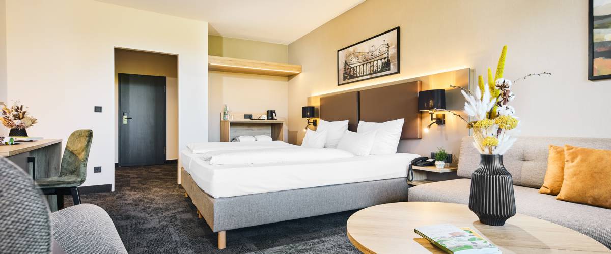 Aus bestehenden Zimmern wird moderner Wohlfühlkomfort: Unsere neuen Musterzimmer der Kategorie Komfort Plus Symbolfoto