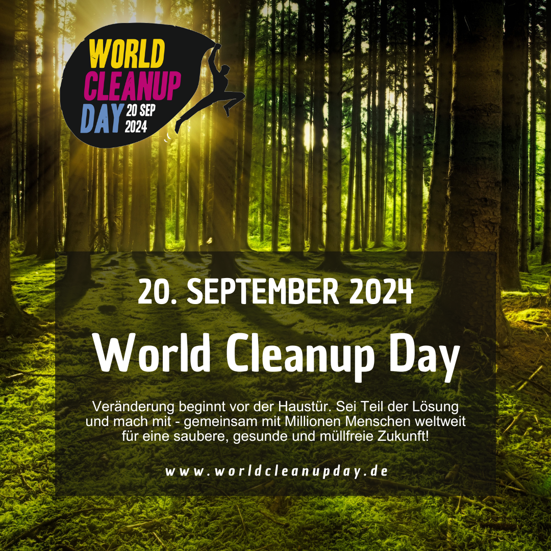 World Cleanup Day am 20. September 2024 / Die Welt räumt auf. Das Sauerland Stern Hotel macht mit. Symbolfoto
