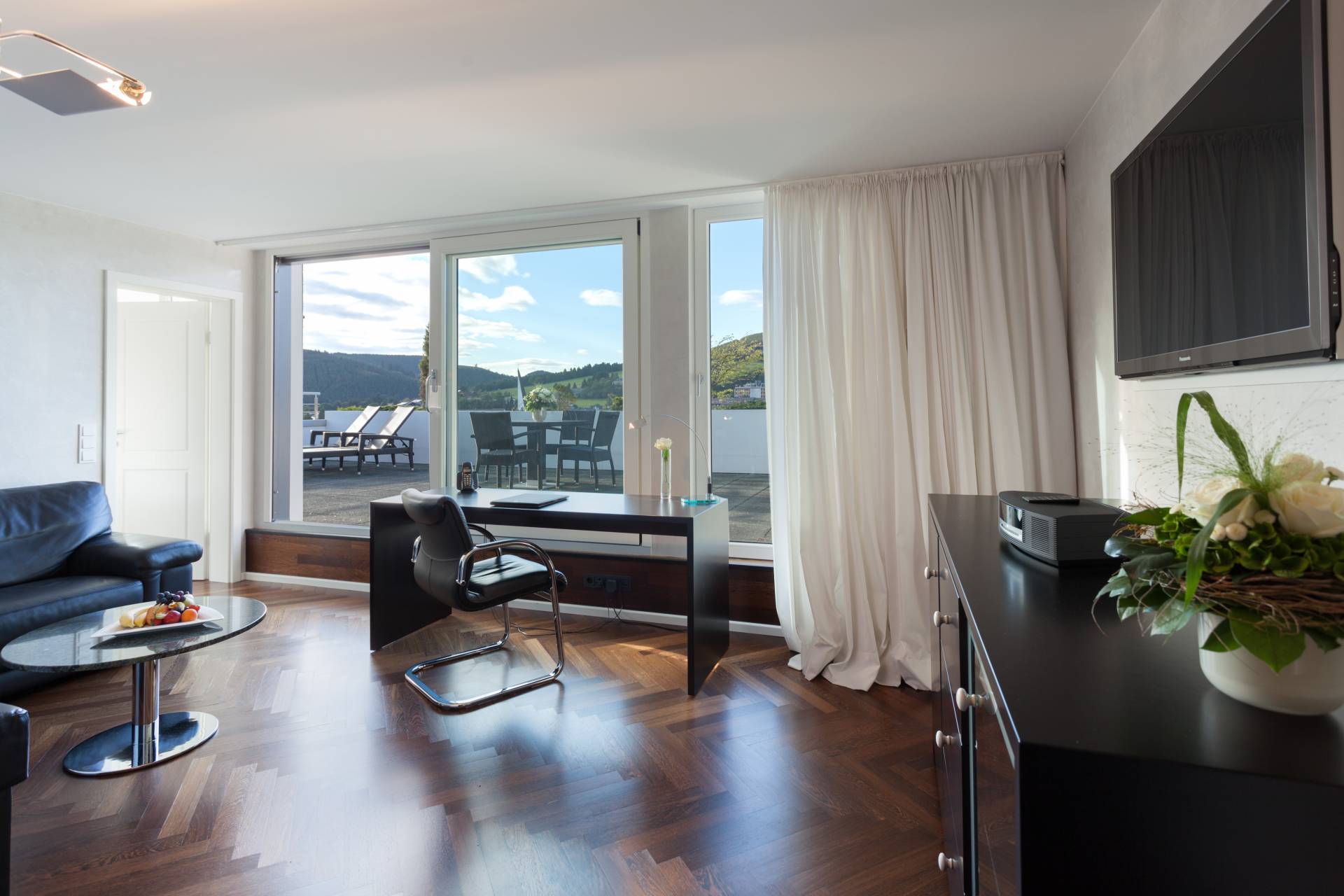 Suite mit Terrasse im Sauerland Stern Hotel Willingen