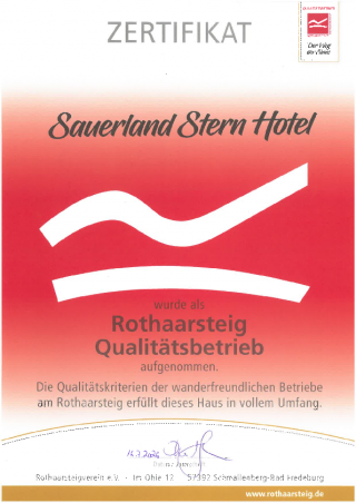 Qualitätsbetrieb Rothaarsteig 2026-2029