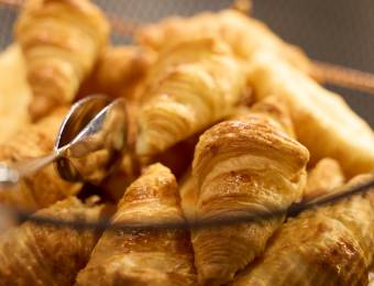 Nahaufnahme Croissants