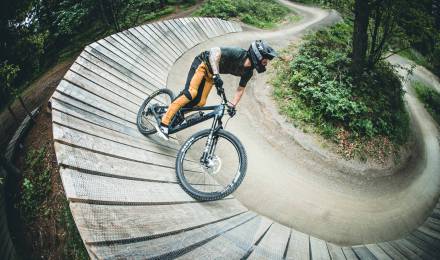 Mountainbiker in der MTB Zone Willingen