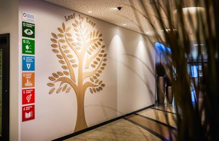 Unser Nachhaltigkeitsbaum „Leaf by Leaf“ - Sauerland Stern Hotel Willingen