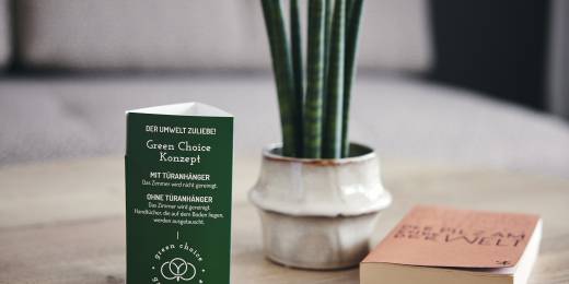 Türanhänger Green Choice Konzept im Sauerland Stern Hotel Willingen