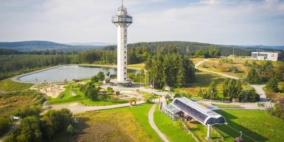 Hochheideturm, Stausee und Ettelsberg Seilbahn