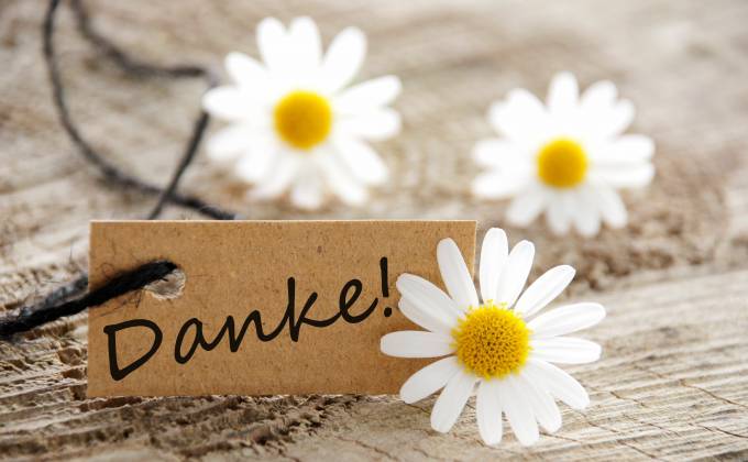 Wir sagen Danke! Mit 15% Rabatt für unsere Online-Gäste! Symbolfoto