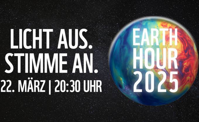 Earth Hour 2025 - Licht aus. Stimme an. Gemeinsam für einen lebendigen Planeten! Symbolfoto