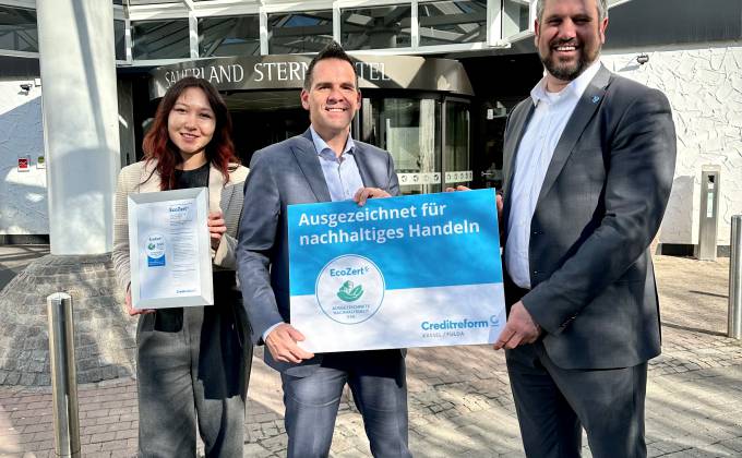 Nachhaltigkeit ist Zukunft – wir wurden neu ausgezeichnet mit dem EcoZert der Creditreform Gruppe!  Symbolfoto
