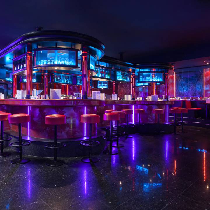 Theke in der Diskothek Star Club im Sauerland Stern Hotel Willingen