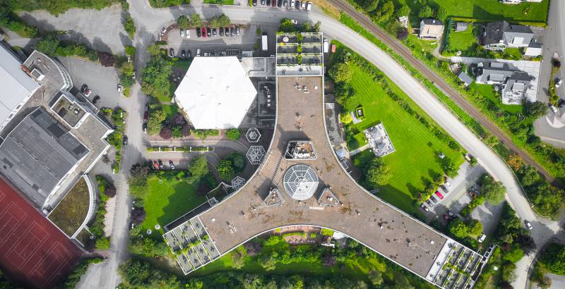 Luftaufnahme Draufsicht Sauerland Stern Hotel Willingen