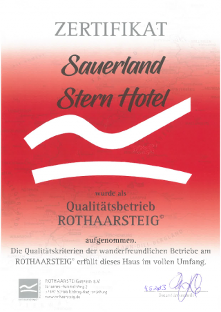 Qualitätsbetrieb Rothaarsteig 2023