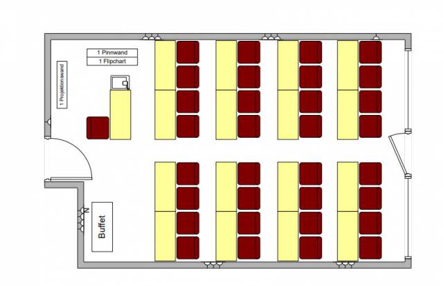 Konferenzraum 16 Lageplan