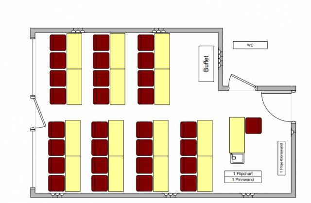 Konferenzraum 18 Lageplan