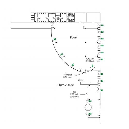 Foyer - Hall of conference Map