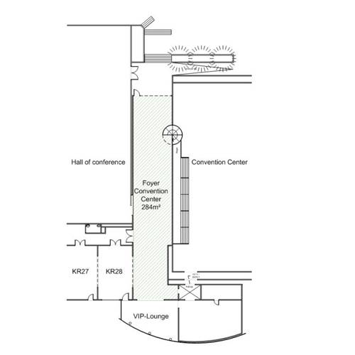 Foyer - Convention Center Lageplan