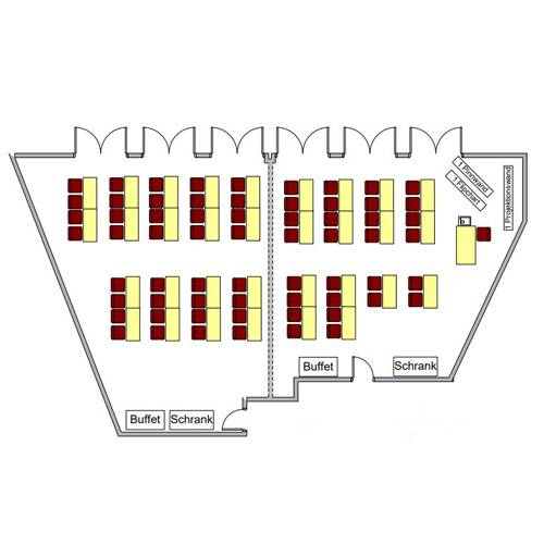 Konferenzraum 20 & 21 Lageplan