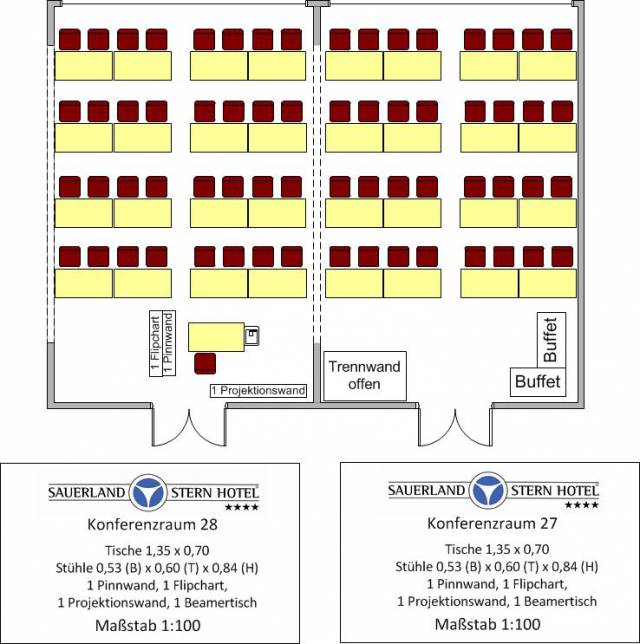 Room no. 27 & 28 Map