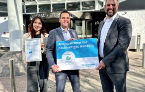 Nachhaltigkeit ist Zukunft – wir wurden neu ausgezeichnet mit dem EcoZert der Creditreform Gruppe! , Bild 1/2