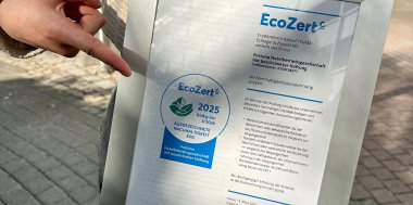 Nachhaltigkeit ist Zukunft – wir wurden neu ausgezeichnet mit dem EcoZert der Creditreform Gruppe! , Bild 2/2